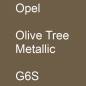 Preview: Opel, Olive Tree Metallic, G6S.